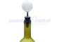 Professional 4-1/4&quot; Polished Chrome Zinc Alloy Golf Ball Wine Bottle Stoper