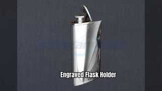 कस्टम उत्कीर्ण फ्लास्क धारक उपहार