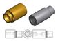 Partial / Full Knurled Brass Swage Standoffs Electronic Fasteners Brass / Aluminum