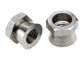 DIN6334 Stainless Steel Specialty Hardware Fasteners Brass Hex / Round Coupling / Connector Nuts
