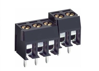 पीतल नी चढ़ाया पिंजरे पिच 5mm / 5.08mm पीसीबी टर्मिनल ब्लॉक संबंधक टर्मिनल