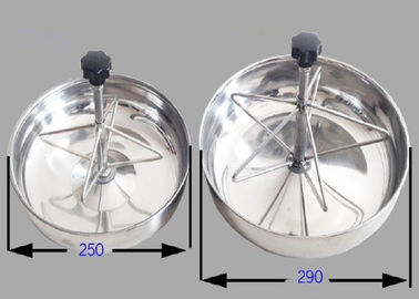 Anti - Corrosion Stainless Steel 201 Cattle Animal Drinking Bowl Size 290mm